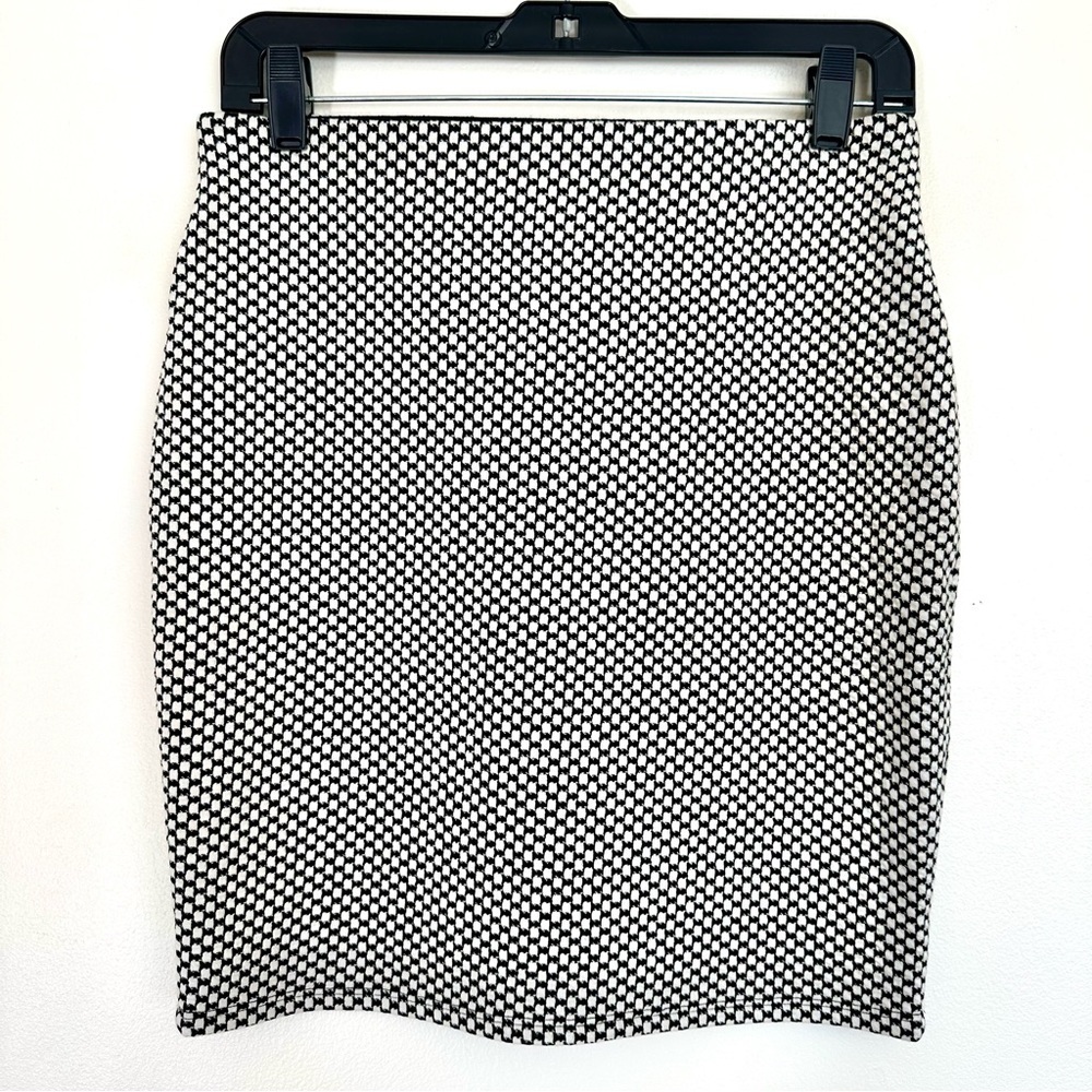 Loft Black and White Stretch Pencil Skirt Size Small - Picture 8 of 8